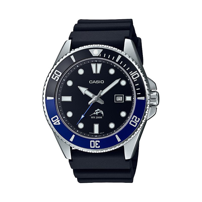 Casio Men's Diver Analog Watch, Size: Large, Silver