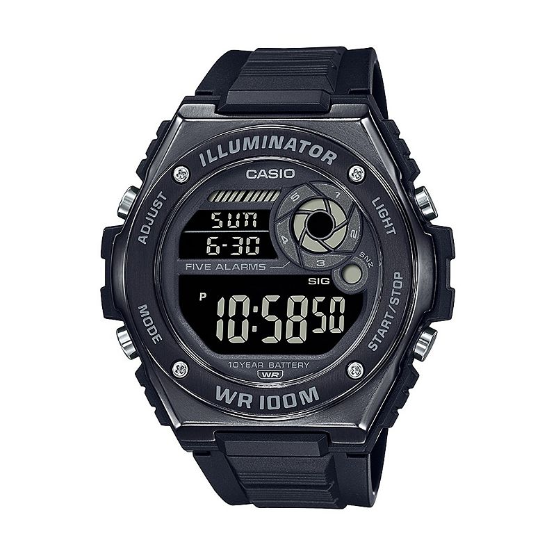Casio Men's Digital Watch, Size: XL, Black