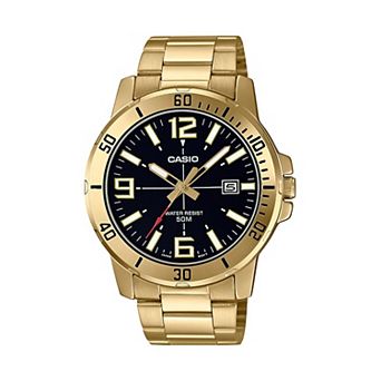 Casio Men's Gold Tone Stainless Steel Bracelet Watch