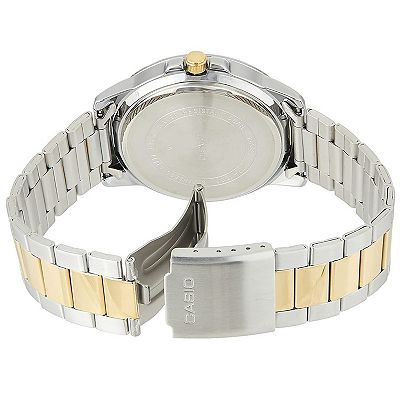 Casio Men's Two Tone Stainless Steel Bracelet Watch