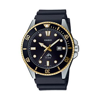 Casio Men's Gold Tone Diver Analog Watch