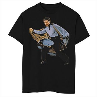 Boys Husky Star Wars Lando Calrissian Portrait Graphic Tee