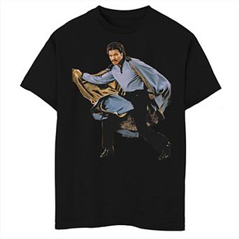 Boys Husky Star Wars Lando Calrissian Portrait Graphic Tee