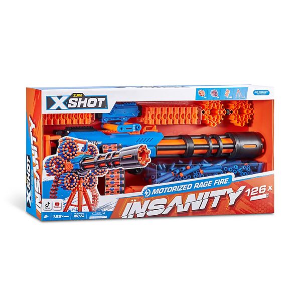 X-Shot Insanity Motorized Rage Fire 72 Darts by ZURU