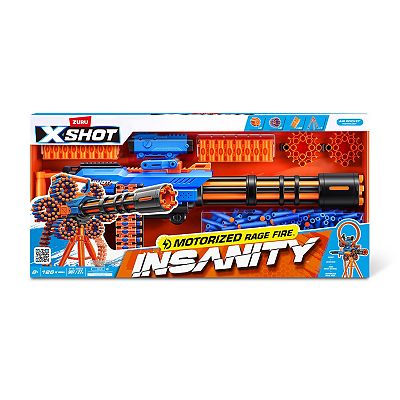 X-SHOT Insanity Series Motorized Rage Fire Gatlin Gun