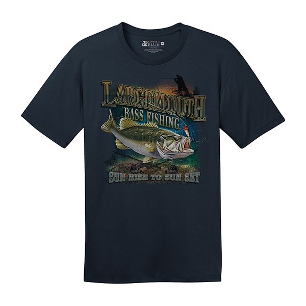 Fishing Graphic T-Shirt Large Mouth Bass Fish | Postcard