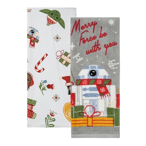 St. Nicholas Square® 2-Piece Plaid Monogram Hand Towel Set