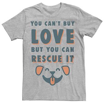 Men's A Dog's Purpose You Can Rescue Love Graphic Tee