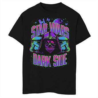 Boys 8-20 Star Wars Dark Side Neon Art Graphic Tee
