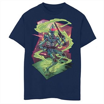 Boys Husky Star Wars Beastwreck Droid Green Energy Graphic Tee