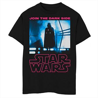 Boys Husky Star Wars Darth Vader Join The Dark Side Graphic Tee
