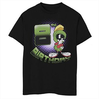 Boys 8-20 Looney Tunes Marvin The Martian 8th Birthday Graphic Tee