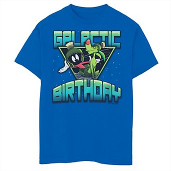 Boys 8-20 Looney Tunes Marvin The Martian Galactic Birthday Graphic Tee