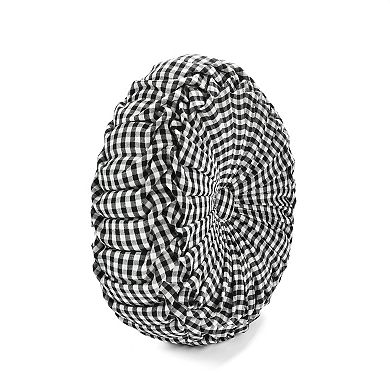 Lush Decor Farmhouse Stripe Yarn Dyed Pleated Decorative Pillow