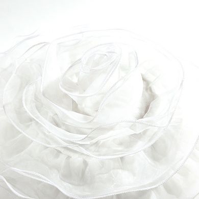 Lush Decor Ruffle Layer Flower Decorative Pillow