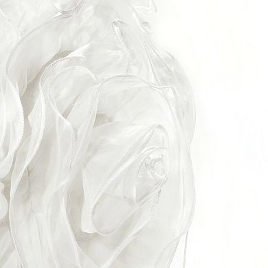 Lush Decor Ruffle Layer Flower Decorative Pillow