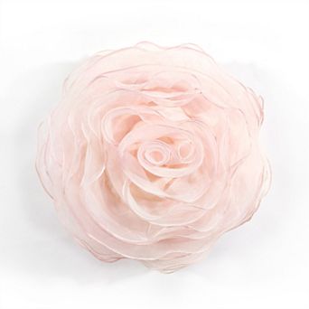 Lush Decor Ruffle Layer Flower Decorative Pillow