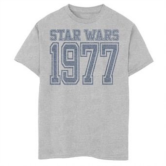 Boys 8-20 Star Wars Collegiate Style Star Wars Logo 1977 Tee