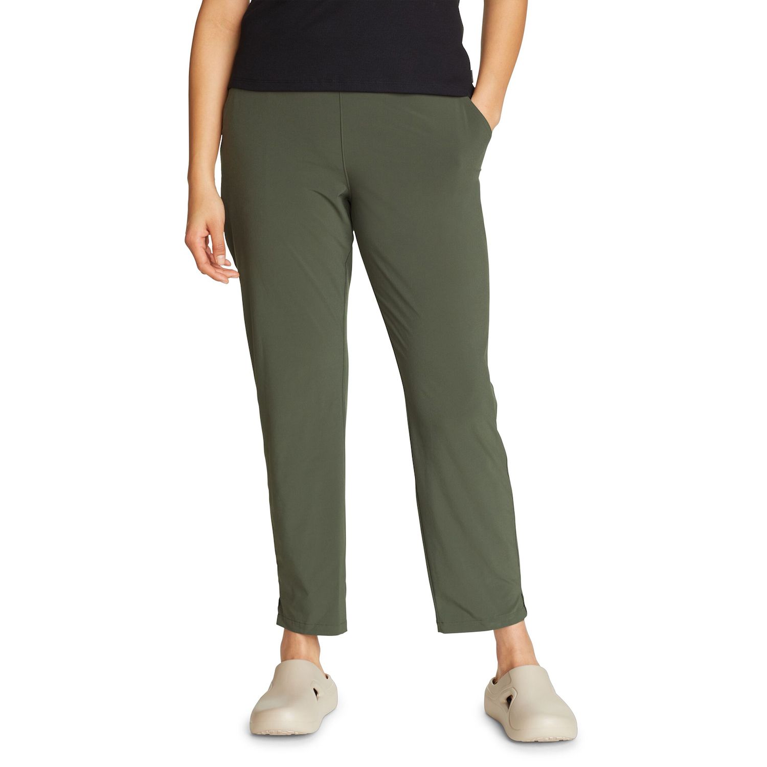 Eddie Bauer Damen Departure Ankle Pant – Lässige Hose Mit Stretch, Feuchtigkeitstransport & UPF 50+