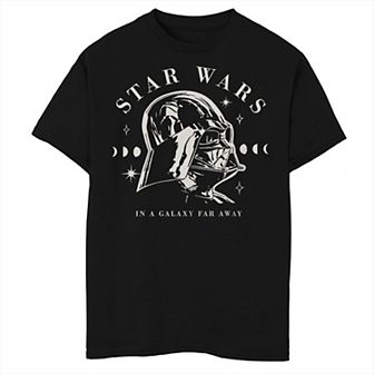 Boys 8-20 Star Wars Darth Vader Helmet Side View Tee