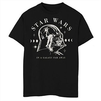 Boys 8-20 Star Wars Darth Vader Helmet Side View Tee