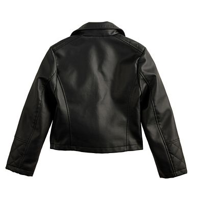 Girls 4-18 SO® Faux Leather Moto Jacket