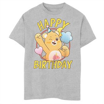 Boys 8-20 Care Bears Happy Birthday Tee