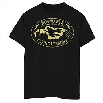 Boys 8-20 Harry Potter Hogwarts Flying Lessons Tee