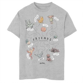 Boys 8-20 Harry Potter Friends At Hogwarts Tee