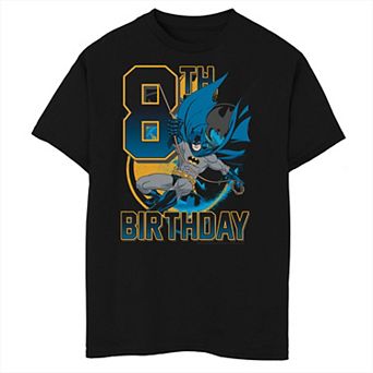 Boys 8-20 Batman 8th Birthday Tee