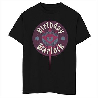 Boys 8-20 Wizards of the Coast - Dungeons & Dragons Birthday Warlock Stamp Tee