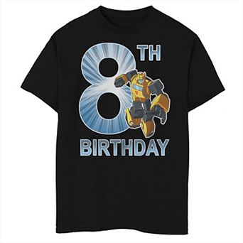 Boys 8-20 Transformers 8th Birthday Bumblebee Tee