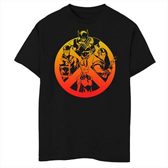 Boys 8-20 Marvel X-Men X Logo Character Portrait's Tee