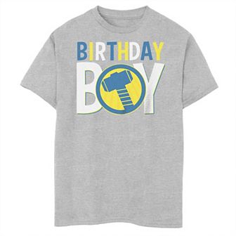 Boys 8-20 Marvel Avengers Thor Birthday Boy Tee
