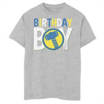Boys 8-20 Marvel Avengers Thor Birthday Boy Tee