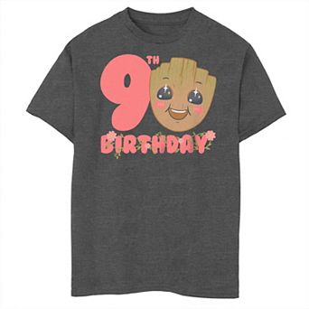Boys 8-20 Marvel Cute Groot 9th Birthday Tee