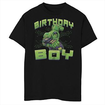 Boys 8-20 Marvel Mechanic Hulk Birthday Boy Tee