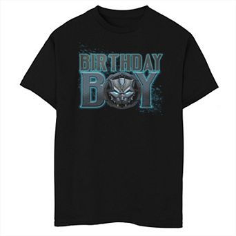 Boys 8-20 Marvel Black Panther Birthday Boy Badge Tee