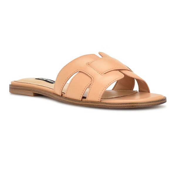 Nine West Germani Casual Women s Slip On Slide Flat Sandals