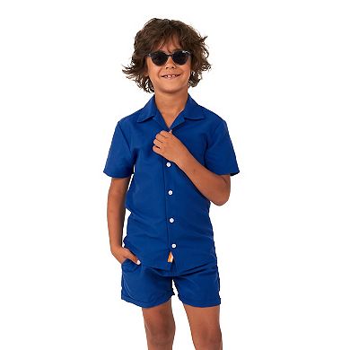 Boys 2-16 OppoSuits Navy Royale Summer Top & Shorts Set