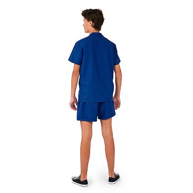 Boys 2-16 OppoSuits Navy Royale Summer Top & Shorts Set