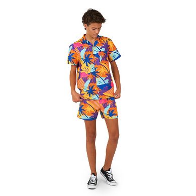 Boys 2-16 OppoSuits Palm Power Summer Top & Shorts Set