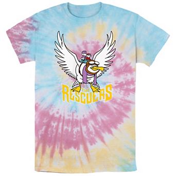 Disney's The Rescuers Orville Men's Ready For Flight Tie Dye Graphic Tee