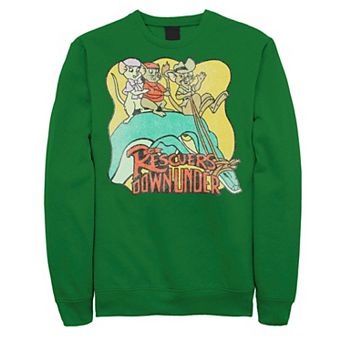 Disney's The Rescuers Down Under Men's Vintage Poster Sweatshirt