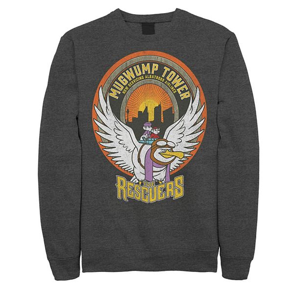 Disney's The Rescuers Men's Mugwump Tower Albatross Airlines Sweatshirt