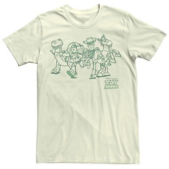 Disney / Pixar's Toy Story Men's Running Toys Action Graphic Tee