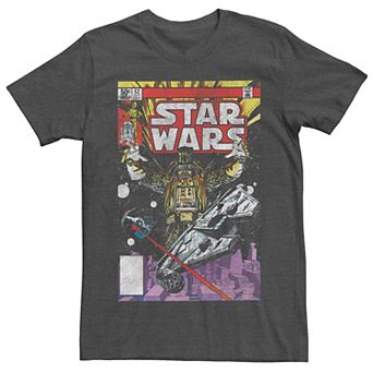 Men's Star Wars Comic Style Cover Graphic Tee