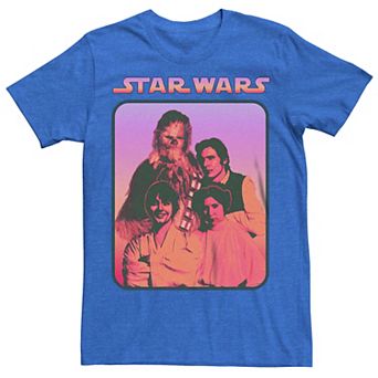 Men's Star Wars Family Frame Retro Photo Graphic Tee