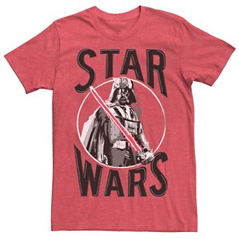 Men's Star Wars Darth Vader Brushed Paint Style Graphic Tee