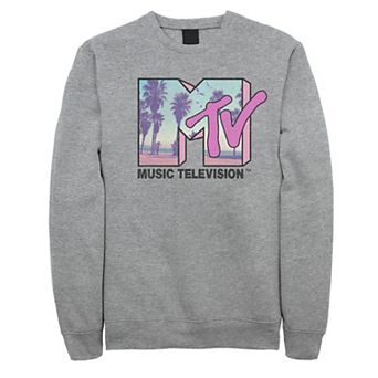 Men's MTV Beach and Palm Tree Logo Sweatshirt